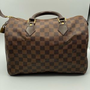 Louis Vuitton speedy 30 in damier ebene